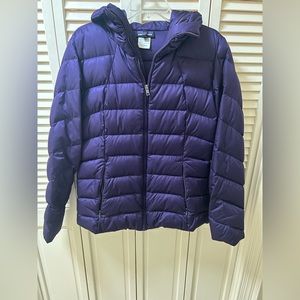 Patagonia purple puffer jacket size large